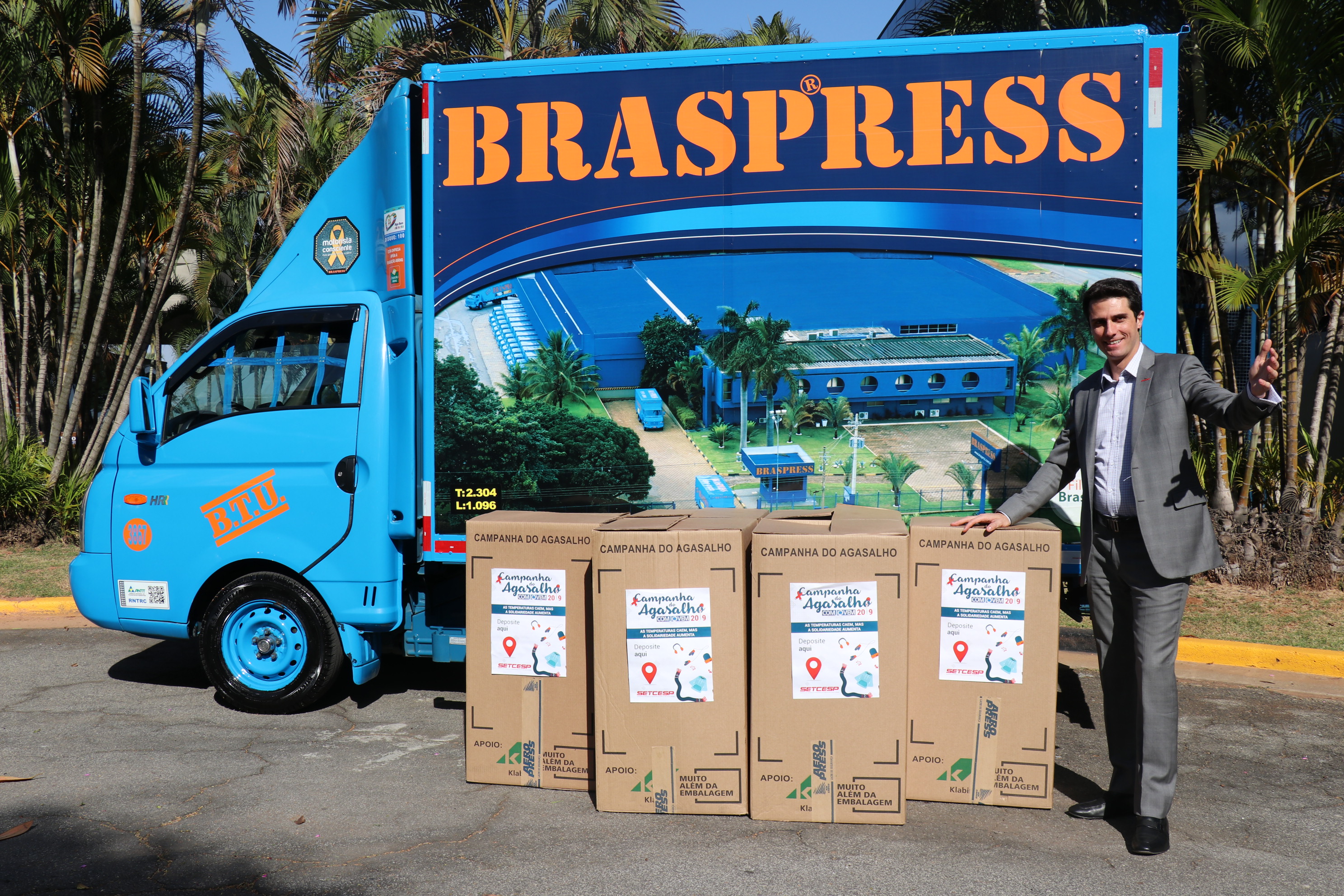 Braspress colabora com a Campanha do Agasalho da COMJOVEM – SP