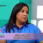 Motorista Jussara Gabriel participa  de programa de TV