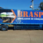 Braspress inaugura unidade móvel do  simulador de direção