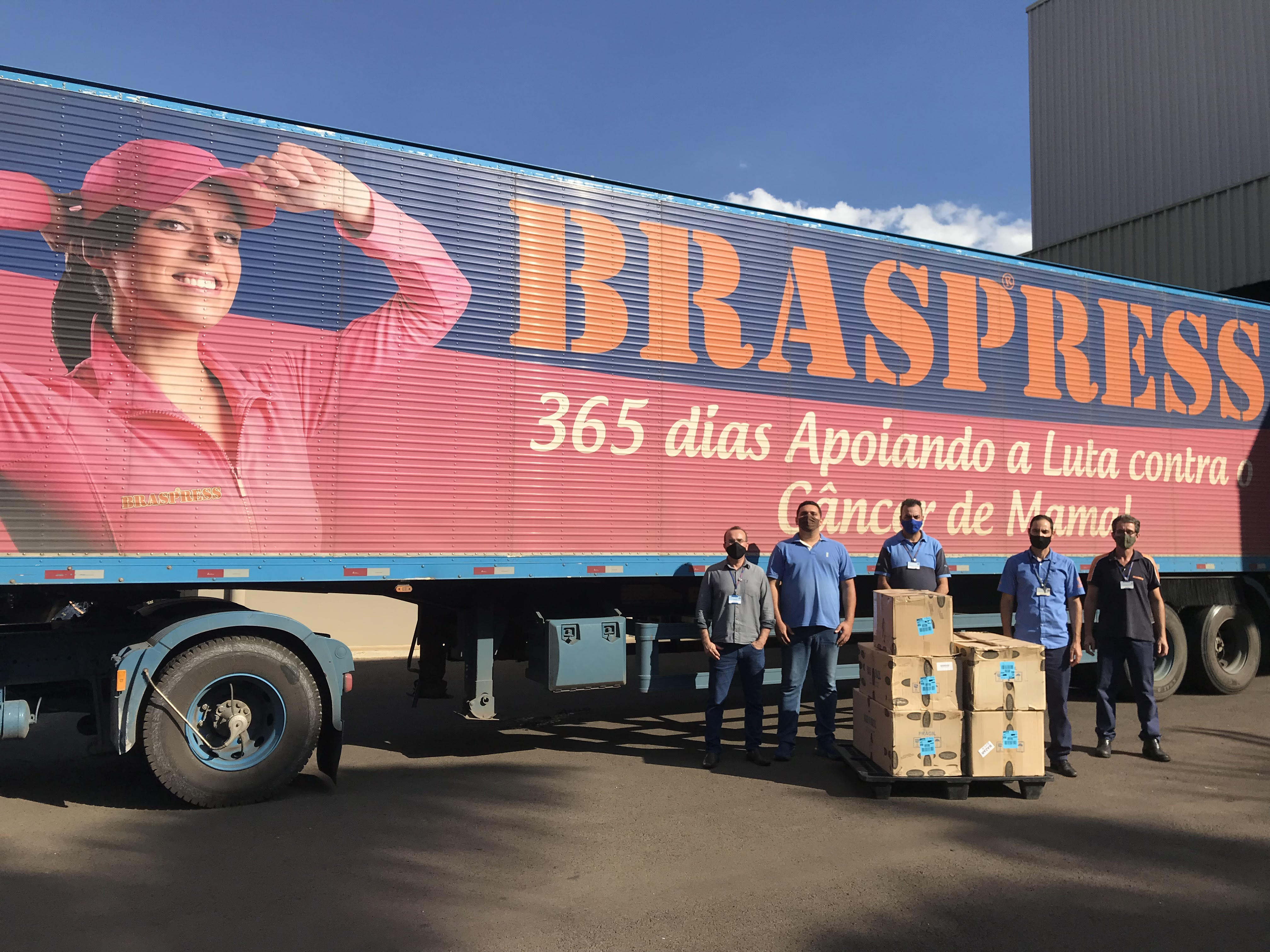 Braspress recebe agradecimento por promover a solidariedade