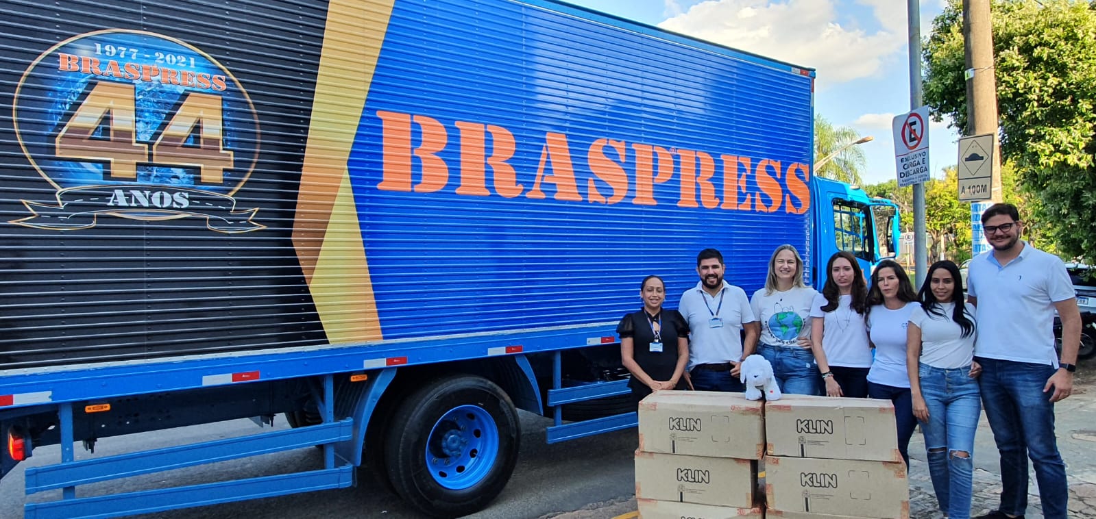 Braspress transporta doações para a Ucrânia