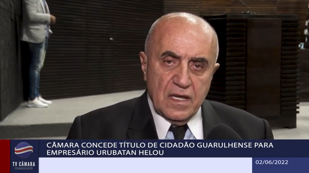 Urubatan Helou concede entrevista a TV Câmara