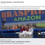 Braspress vira notícia em Araras (SP) após transporte de doações