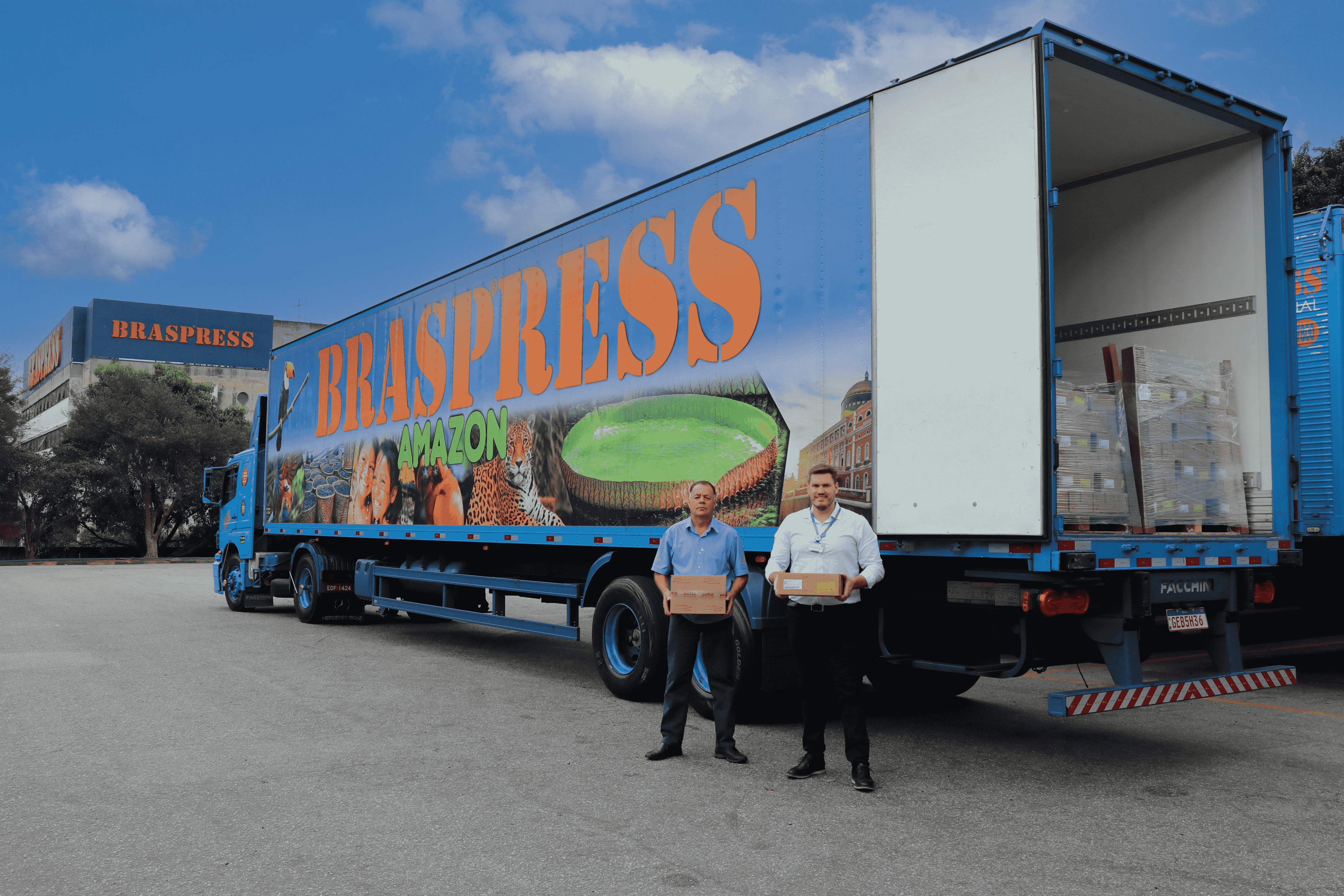 Braspress apoia transporte de donativos para o Rio Grande do Sul