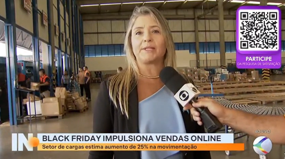 Filial de Uberlândia (MG) da Braspress é novamente destaque em reportagens da TV Globo