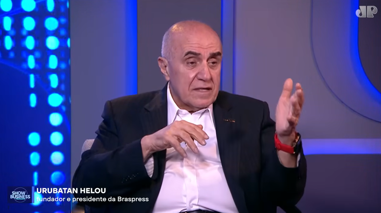 Urubatan Helou, Diretor-Presidente da Braspress, concede entrevista para o Show Business